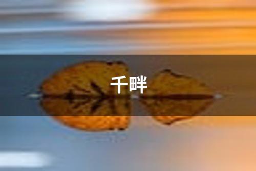 千畔
