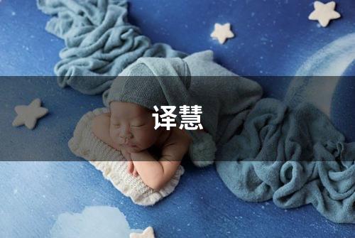 译慧