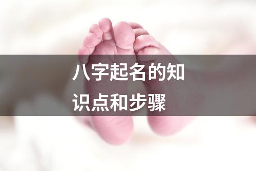 八字起名的知识点和步骤