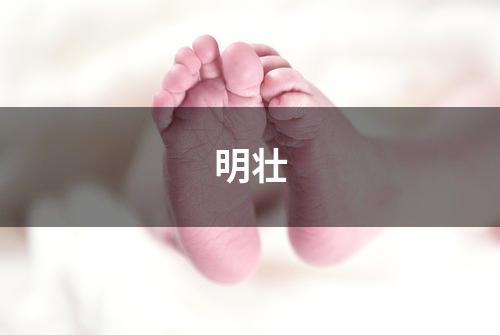 明壮